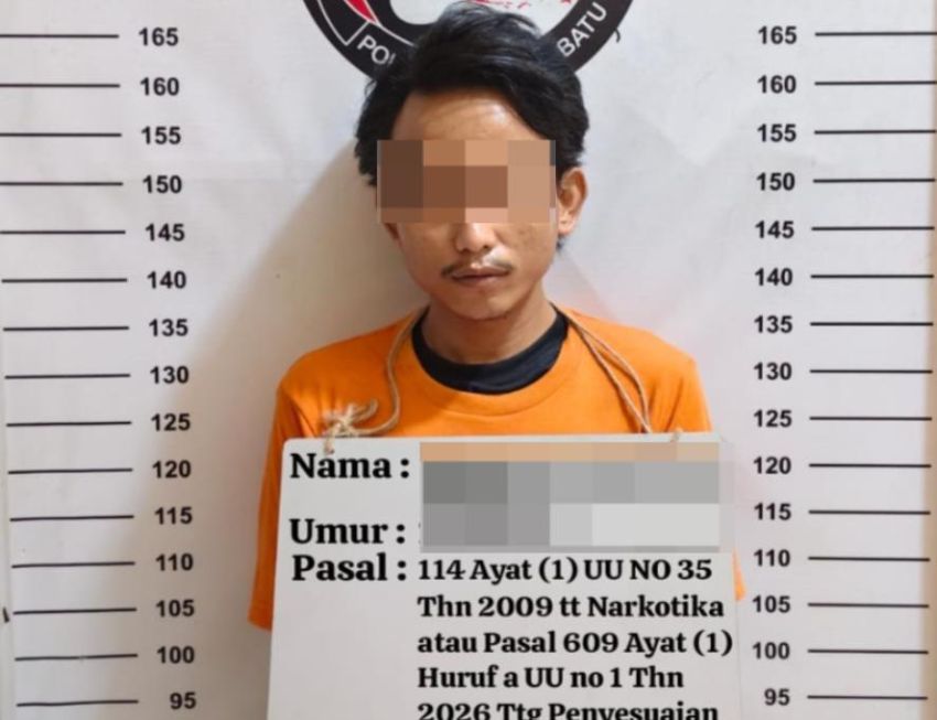 Digerebek di Pondok Kebun Sawit, Pengedar Sabu di Aeknatas Labura Diringkus Polres Labuhanbatu
