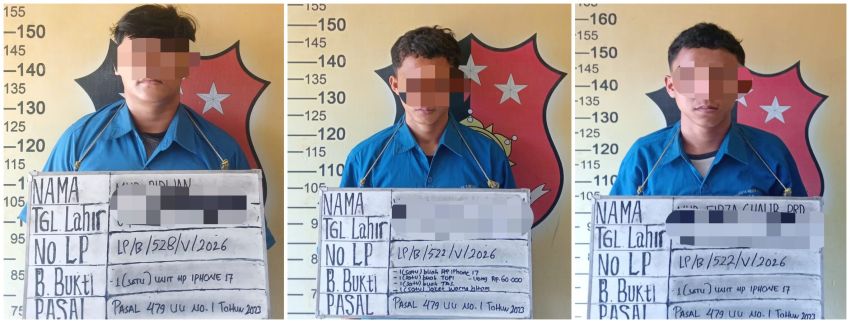 Polisi Tangkap Penadah dan 2 Begal di Medan Marelan