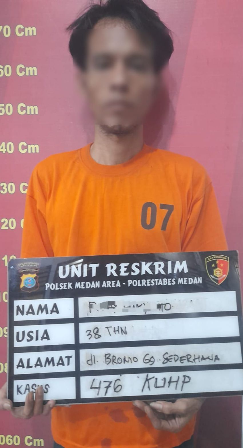 Tersangka Pencuri Laptop Dibekuk Polsek Medan Area