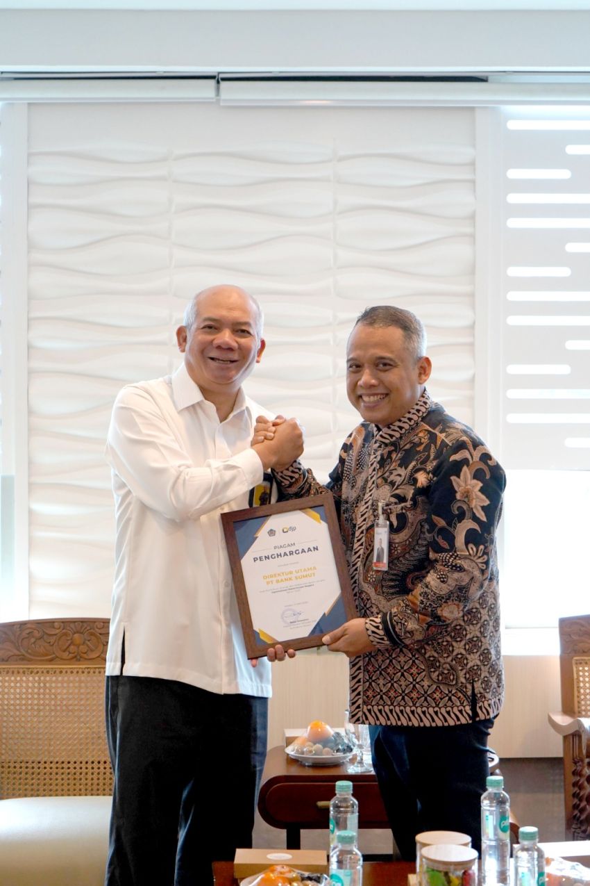 Bank Sumut Raih Taxpayer Award dari DJP, Perkuat Layanan Pajak Digital bagi Masyarakat