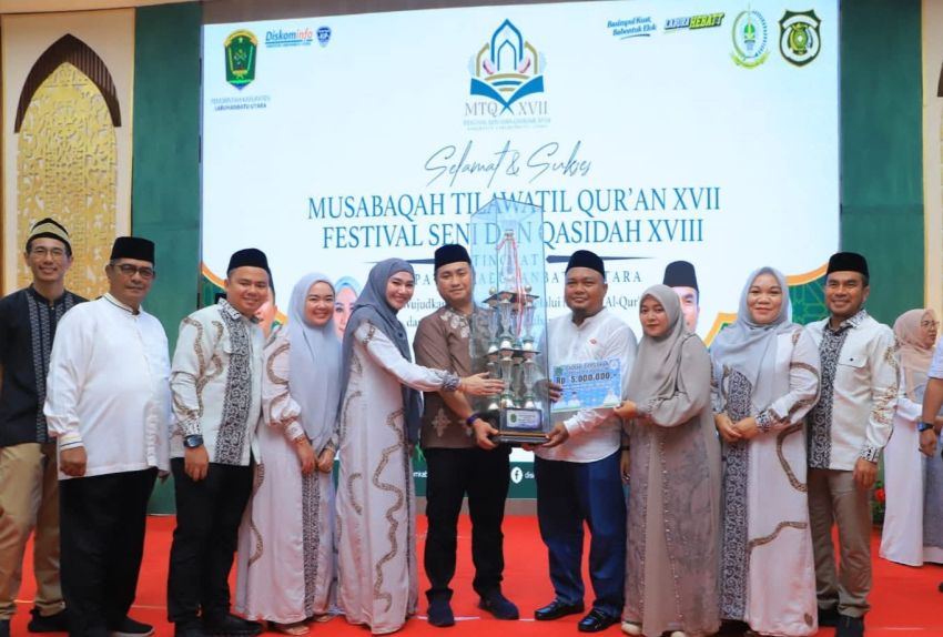 Kualuh Selatan Juara Umum MTQ Tingkat Kabupaten Labura