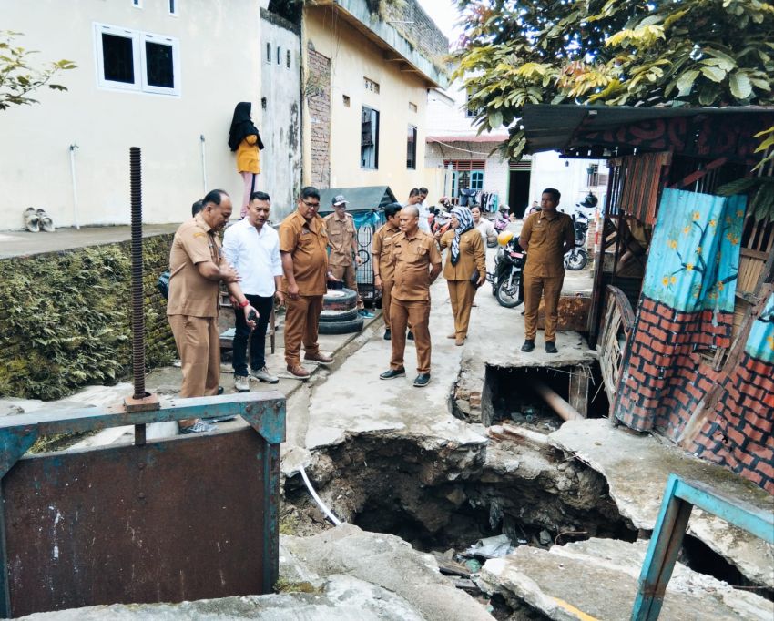 Akses Jalan Rusak dan Warga Sempat Resah, DPRD dan BPBD Gerak Cepat Janjikan Perbaikan