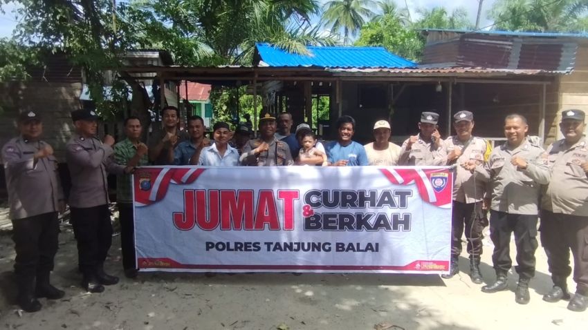 Serap Aspirasi Warga, Polres Tanjungbalai Gelar Jumat Curhat di Warkop