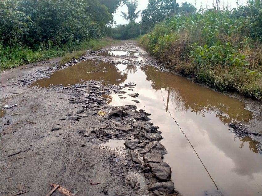 Masyarakat Dambakan Perbaikan Jalan Menuju Bangun Dolok dan Dolok Panribuan