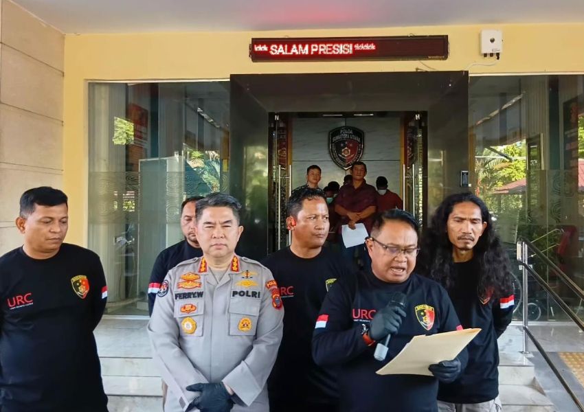 Polda Sumut Tangkap 5 Orang Komplotan Curanmor antar Kabupaten, 3 Ditembak