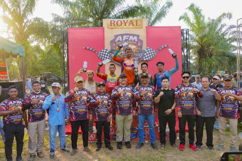Bupati Baharuddin Tutup Ajang AFM Batubara Motocross