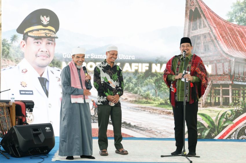 Bobby Nasution Tegaskan Komitmen Tuntaskan Pembangunan Jalan Sipiongot