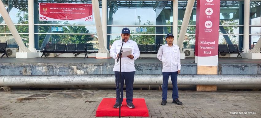 PT Pelindo Multi Terminal Branch Sibolga Upacara Peringatan Hari Lahir Pancasila