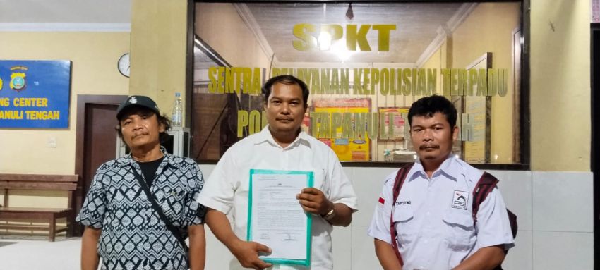 Ketua PSI Tapteng Ericson Maharaja Laporkan SP Dugaan Pemalsuan SK