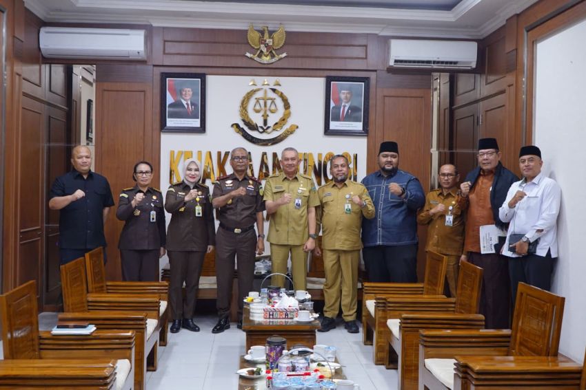 Sekda Sumut Silaturahmi ke Kajati, Perkuat Sinergi Sukseskan MTQ Tingkat Provinsi 2026