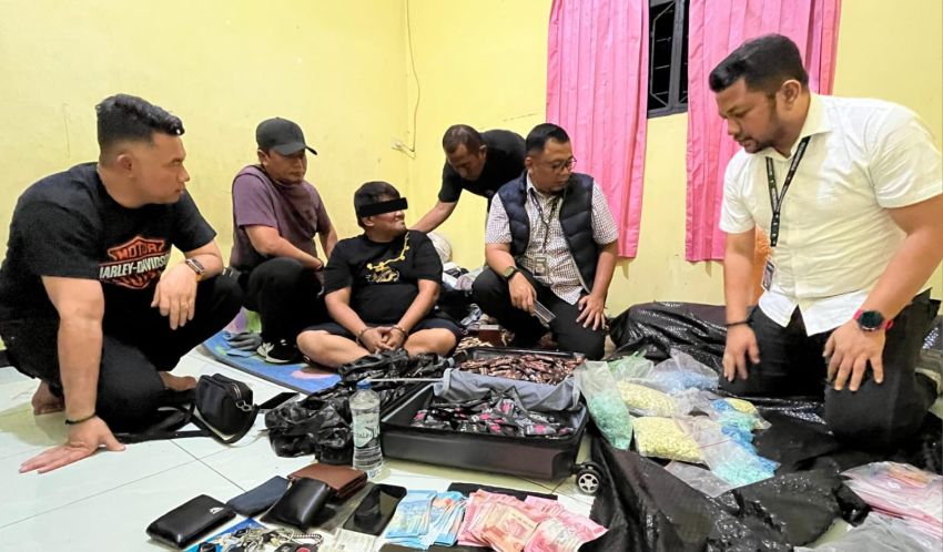 Bandar Narkoba 4 Kali Dipenjara Dibekuk, Polisi Sita Ekstasi dan Vape Narkoba