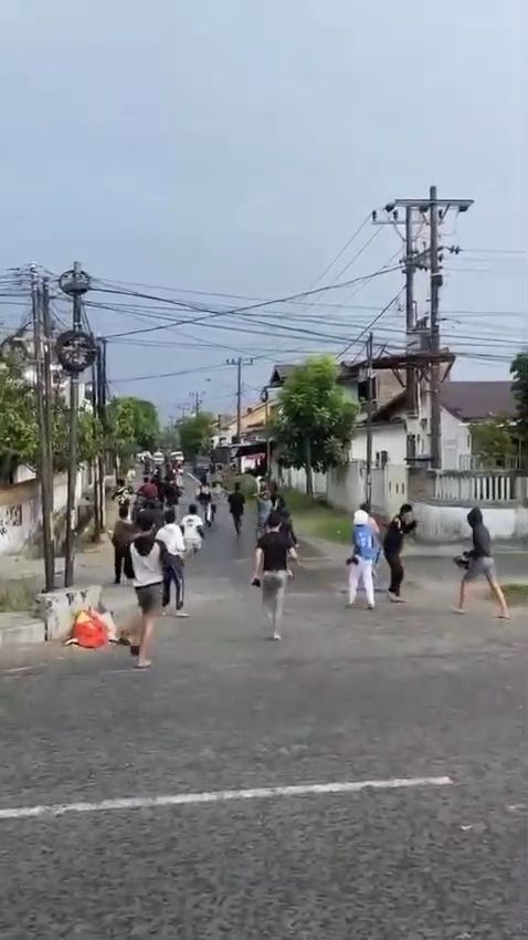 Dua Kelompok Geng Motor Tawuran di Helvetia, Warga Resah Minta Patroli Ditingkatkan