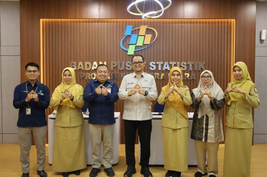 Plh Wali Kota Tanjungbalai Konsultasi ke BPS Sumut Bahas Sinkronisasi Data IKK