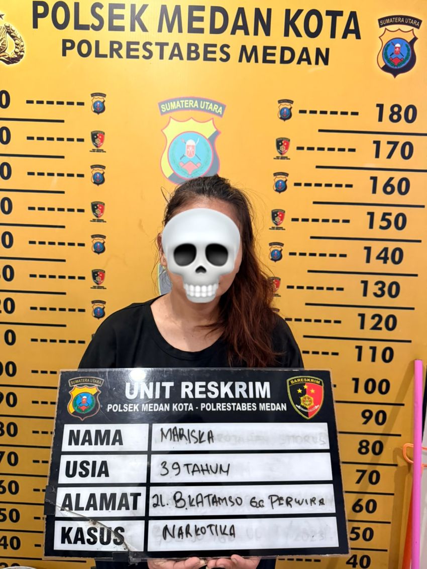 Polsek Medan Kota Amankan Seorang Wanita Penjual Sabu