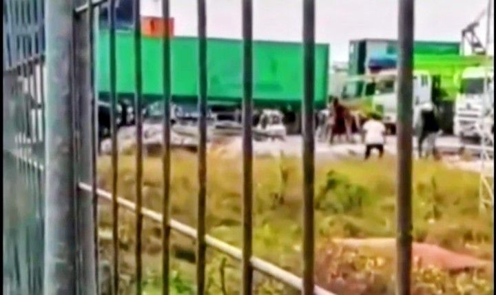 Sekelompok Pria Tak Dikenal Serang Perusahaan Angkutan Barang di Belawan