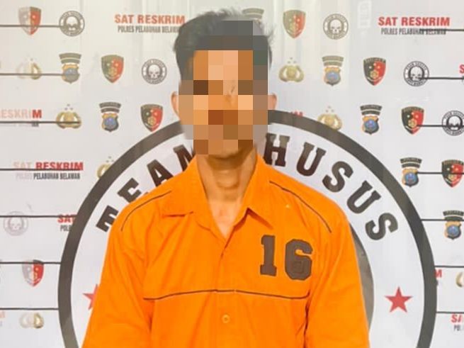 Polres Belawan Ringkus  Pen&ccedil;uri Motor di Kelurahan Besar
