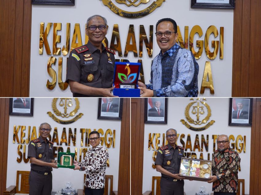 Pimpinan PTPN I dan PTPN IV Audiensi dengan Kajati Sumut, Perkuat Koordinasi dan Sinergi