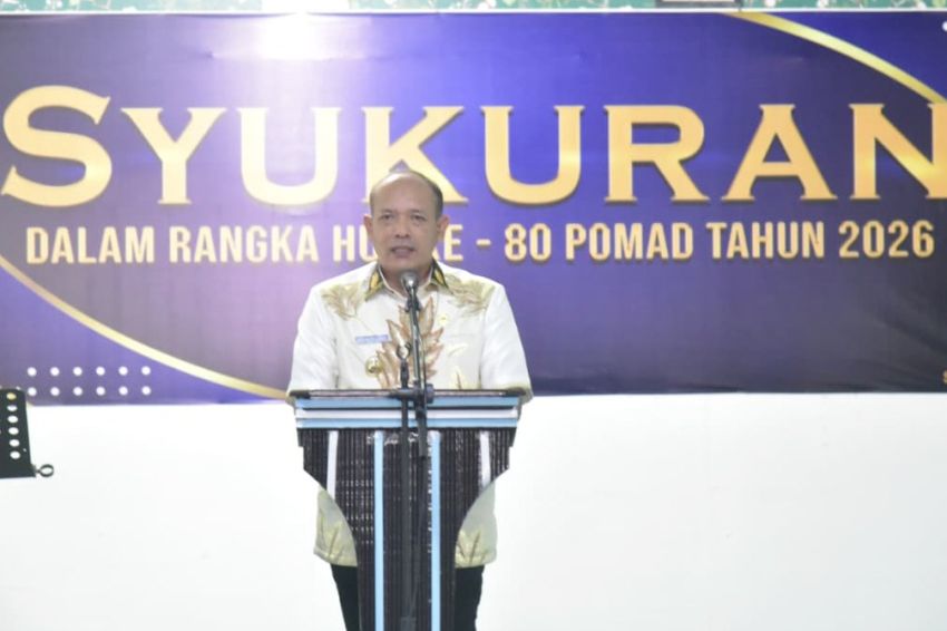 Wabup Tapteng Hadiri Syukuran HUT ke-80 POMAD
