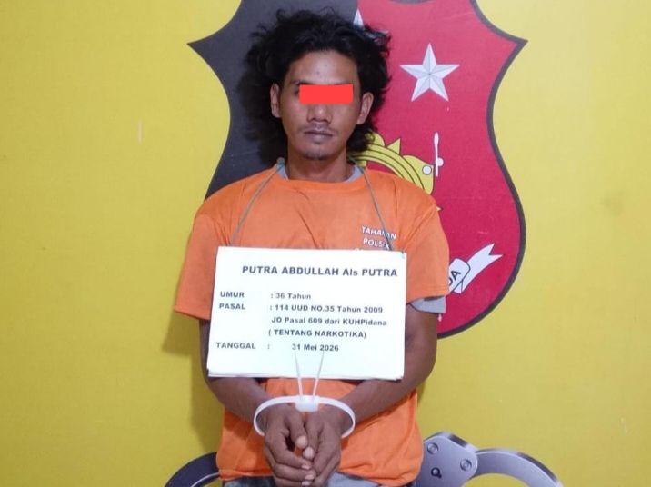 Polsek Panai Hilir Bekuk Pengedar Sabu, Amankan 15 Paket Narkotika