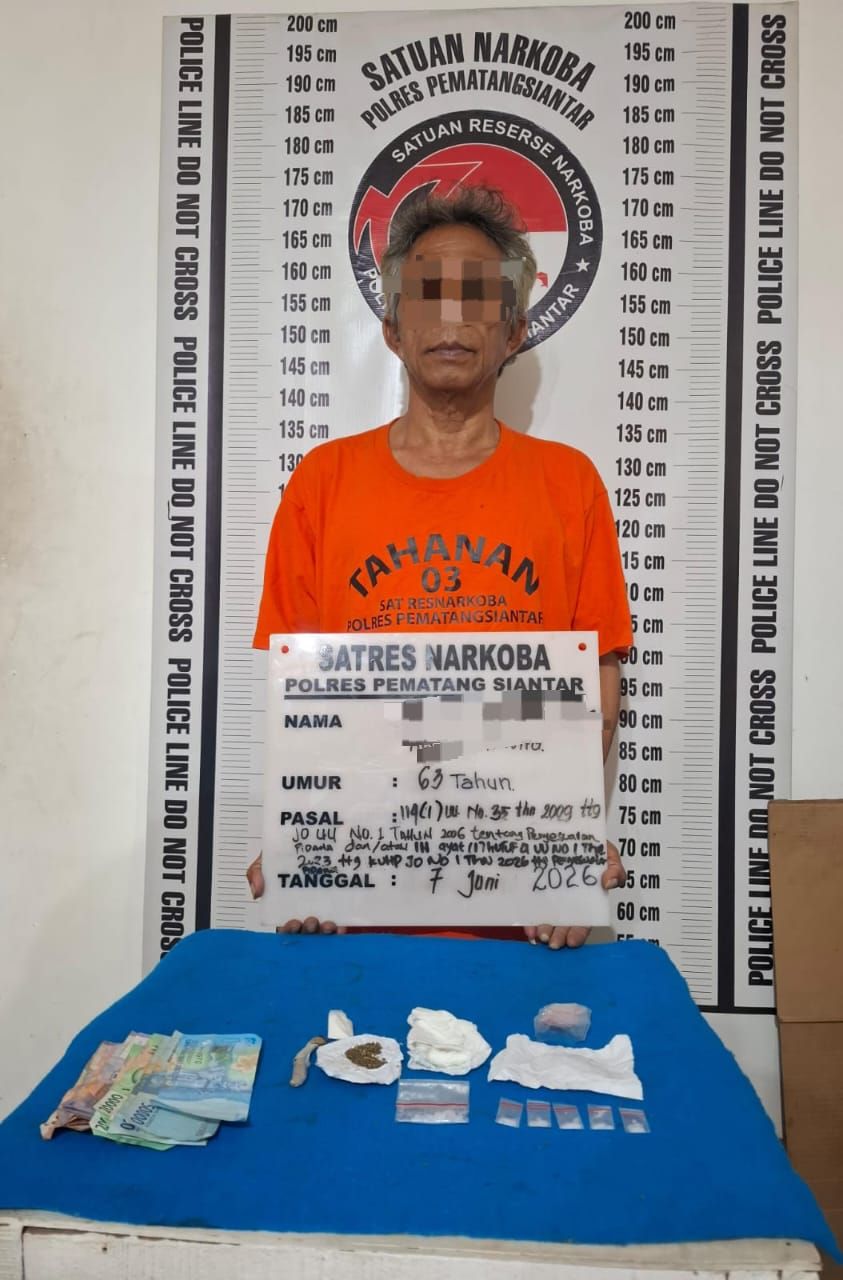 Residivis Narkoba Ditangkap di Depan Rumah, Polisi Sita Sabu dan Ganja