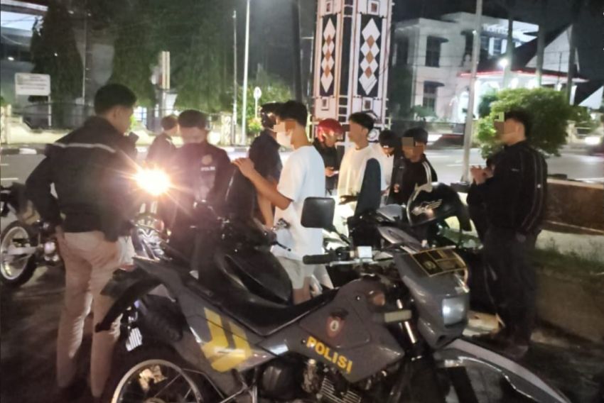 Polres Pematangsiantar Intensifkan Patroli, Cegah Tawuran, Geng Motor dan Knalpot Brong