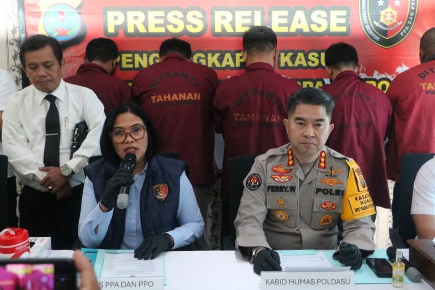 Polda Sumut Gagalkan Pengiriman Delapan PMI Nonprosedural ke Malaysia, Lima Tersangka Ditahan