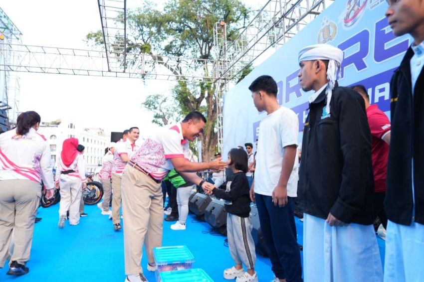 Semarak Hari Bhayangkara ke-80, Polda Sumut Hadirkan Pelayanan dan Kepedulian untuk Ribuan Warga di CFD Medan