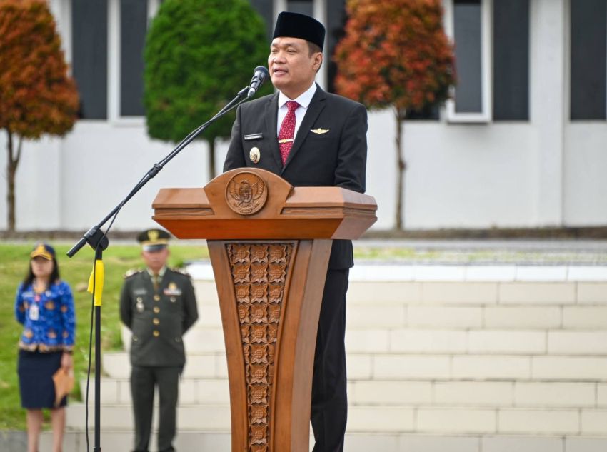 Bupati Humbahas Bertindak Sebagai Inspektur Upacara Hari Lahir Pancasila Tahun 2026