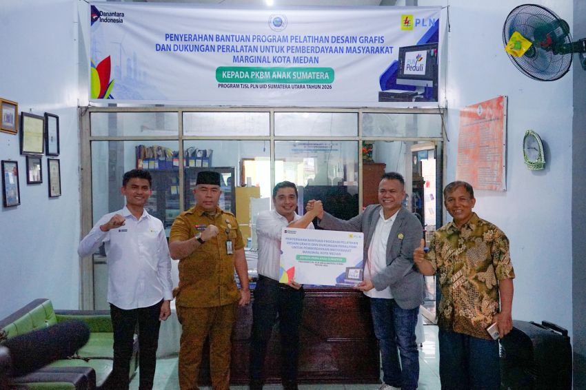 PLN Bekali Pemuda Marginal Medan Keterampilan Desain Grafis dan Kewirausahaan