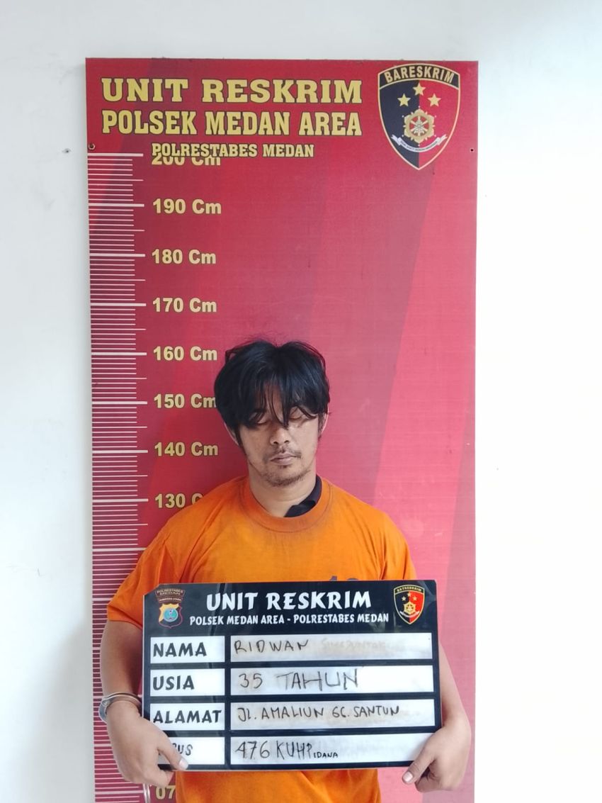 Terekam CCTV, Pencuri HP Rp 20 Juta di Grosir Fuad Amaliun Dibekuk Polsek Medan Area