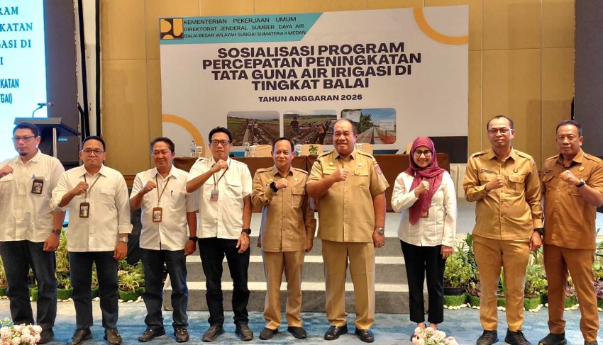 57 Titik Irigasi di Deliserdang Dikerjakan Tahun Ini melalui Program P3-TGAI