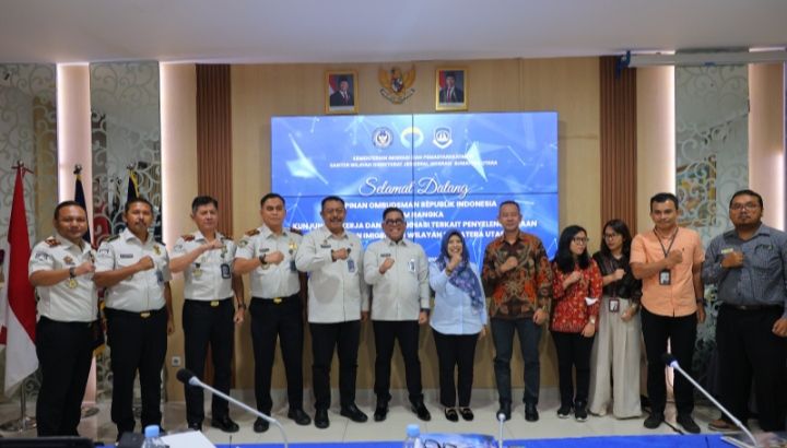 Diskusi Dengan Ombudsman RI, Imigrasi Sumut Kedepankan Semangat Imigrasi untuk Rakyat