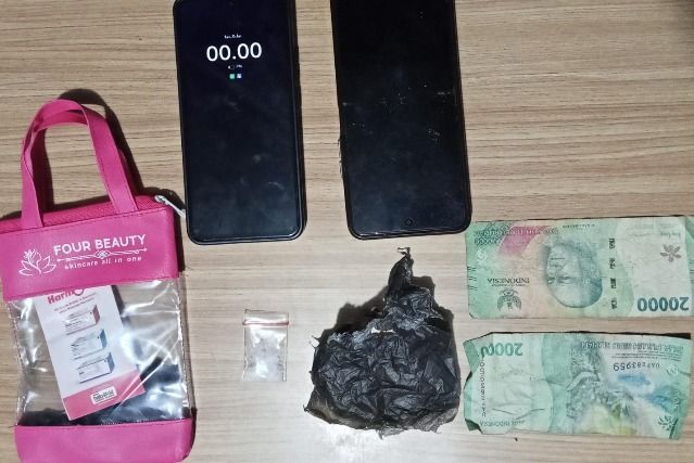 Polres Belawan Tangkap 2 Pengedar Sabu di Kelurahan Terjun