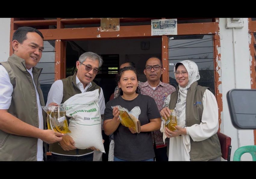 Direktur Keuangan Bulog Tinjau Percepatan Penyaluran Banpang di Sumut