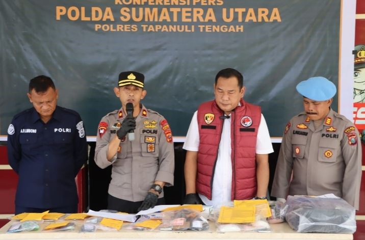 Operasi Antik Toba 2026, Polres Tapteng Tangkap 10 Pelaku Penyalahgunaan Narkoba