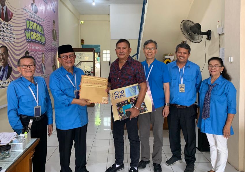 Penasehat MPKW Sumut-Aceh Kunjungi Sekretariat MPKW, Bahas Kebangkitan Sekolah Kristen