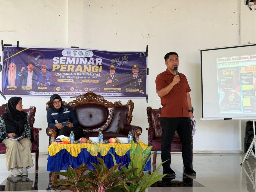 Satresnakoba Polres Batubara Gelar Sosialisasi Bahaya Narkoba di Kampus STIT Batubara