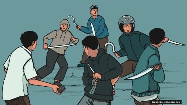 Tawuran Diduga Geng Motor Kembali Pecah di Flamboyan Raya, Warga Minta Polisi Bertindak Tegas