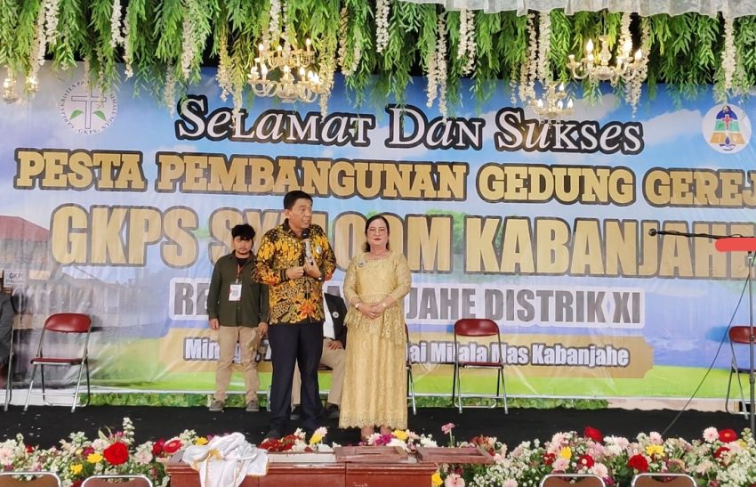 Kajari Karo Dukung Pembangunan GKPS Syalom Kabanjahe