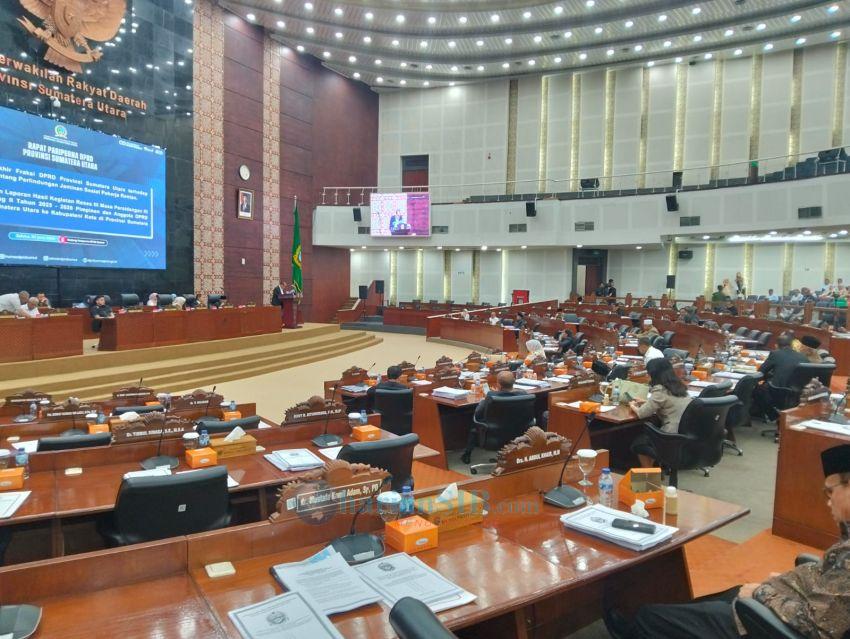 Rapat Paripurna DPRD SU Diwarnai Interupsi, Akibat Anggota Dewan Tidak Disiplin Waktu