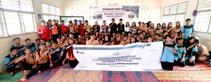 PT PLN Mengajar di SMKN 1 Tapian Nauli: Kenalkan Industri Ketenagalistrikan