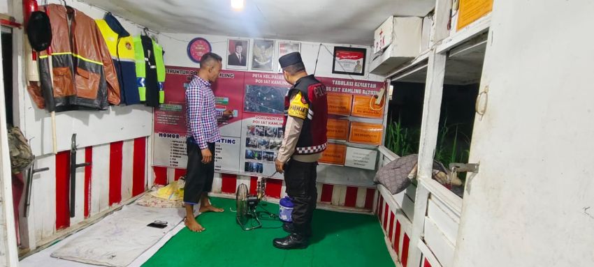 Polsek STR Ajak Warga Aktifkan Ronda Malam Jaga Kamtibmas
