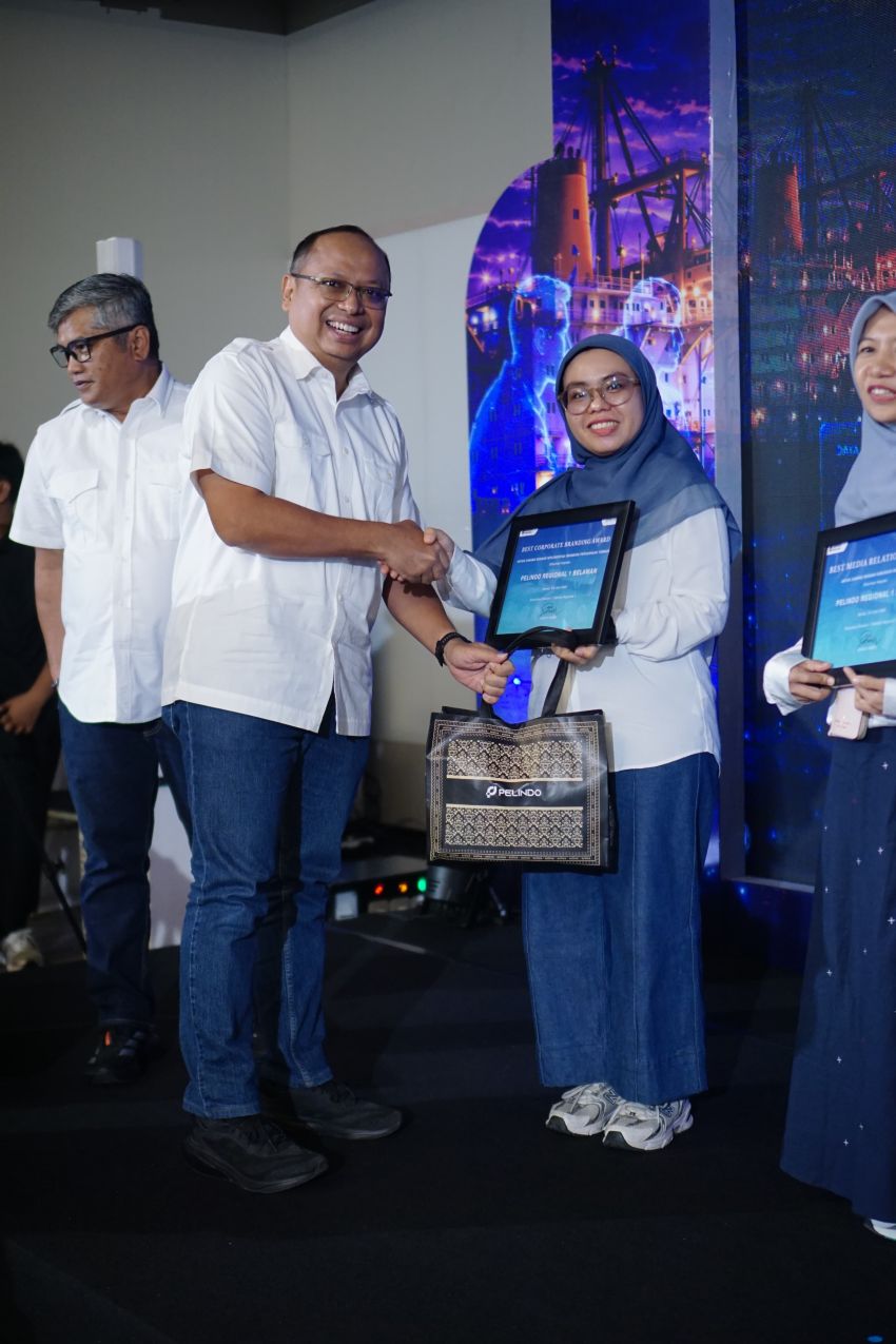 Pelindo Regional 1 Belawan Raih Best  Corporate Branding Award