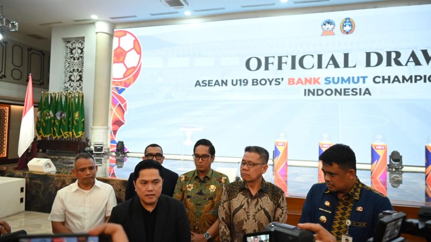 Erick Thohir Apresiasi Bank Sumut Dukung ASEAN U-19 Championship 2026