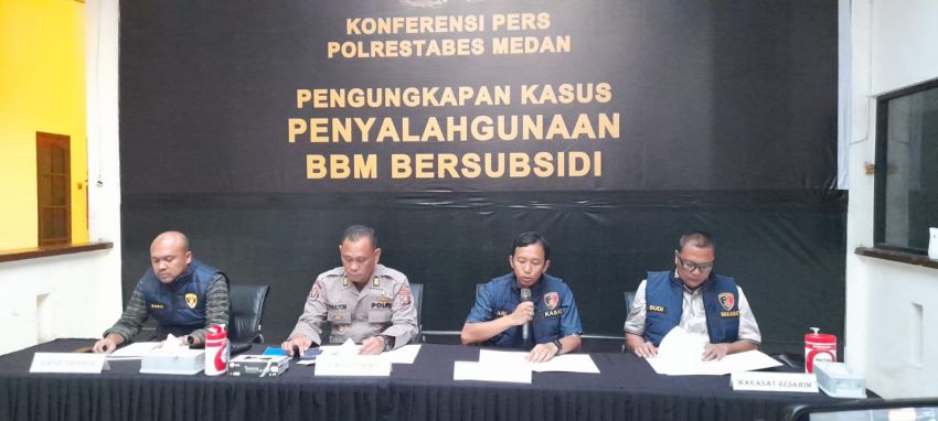 Modus GPS Palsu Terbongkar, Polrestabes Medan Ringkus 16 Pelaku Penimbun BBM Subsidi