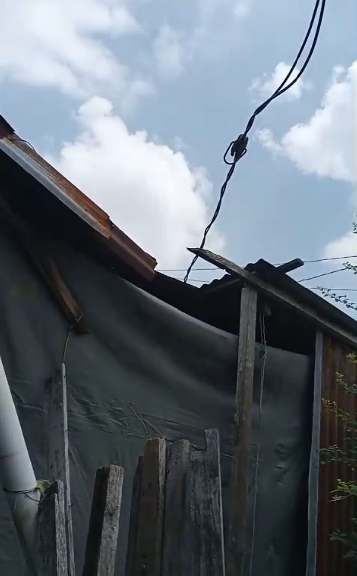 Kabel Listrik Jatuh ke Atap Rumah Warga di Jalan Pimpinan Medan, Empat Hari Belum Ditangani