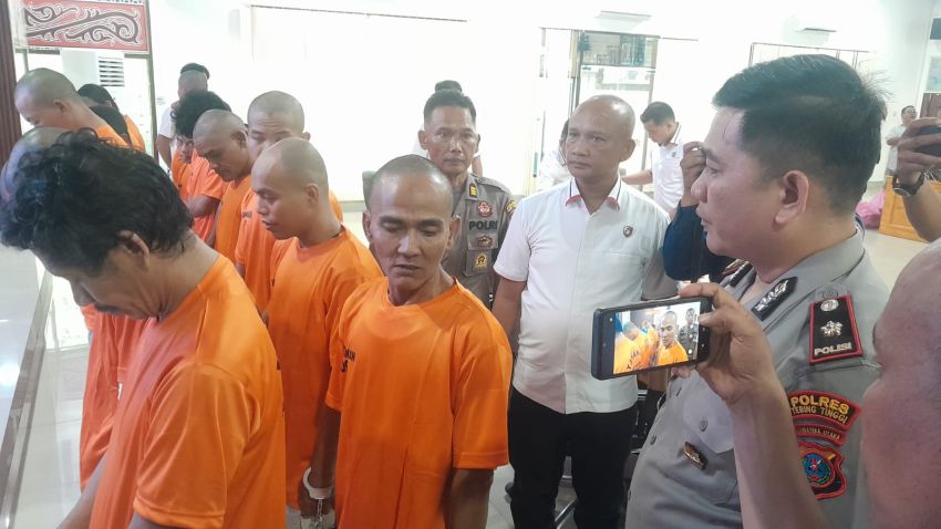 Operasi Antik Toba 2026, Polres Tebingtinggi Ringkus 17 Tersangka Narkoba