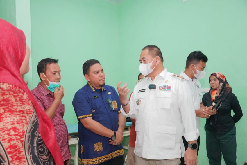 Bupati Batubara Tinjau RSUD H OK Arya Zulkarnain