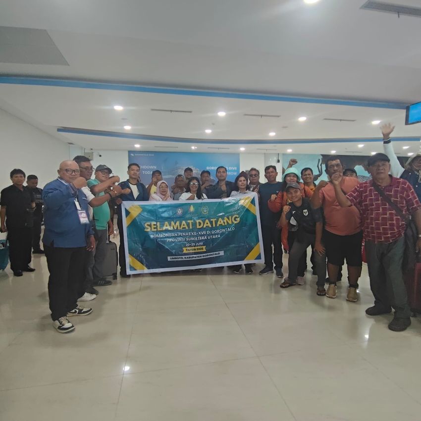 Kontingen Penas dari Simalungun Tiba di Gorontalo