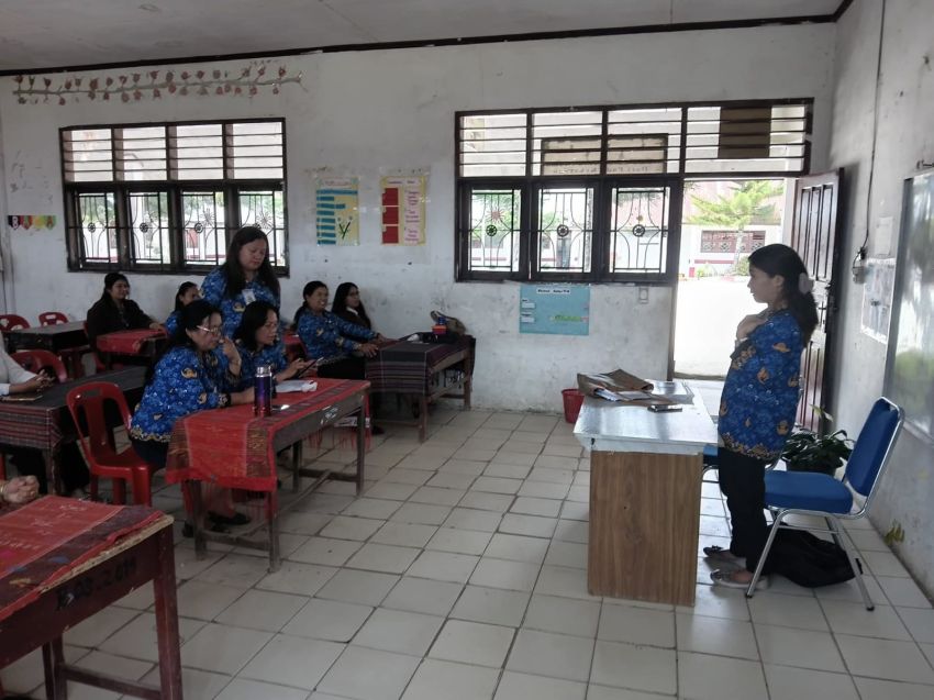 Puskesmas Matiti Gelar Skrining Kesehatan Jiwa di UPT SDN 028 Hutabagasan